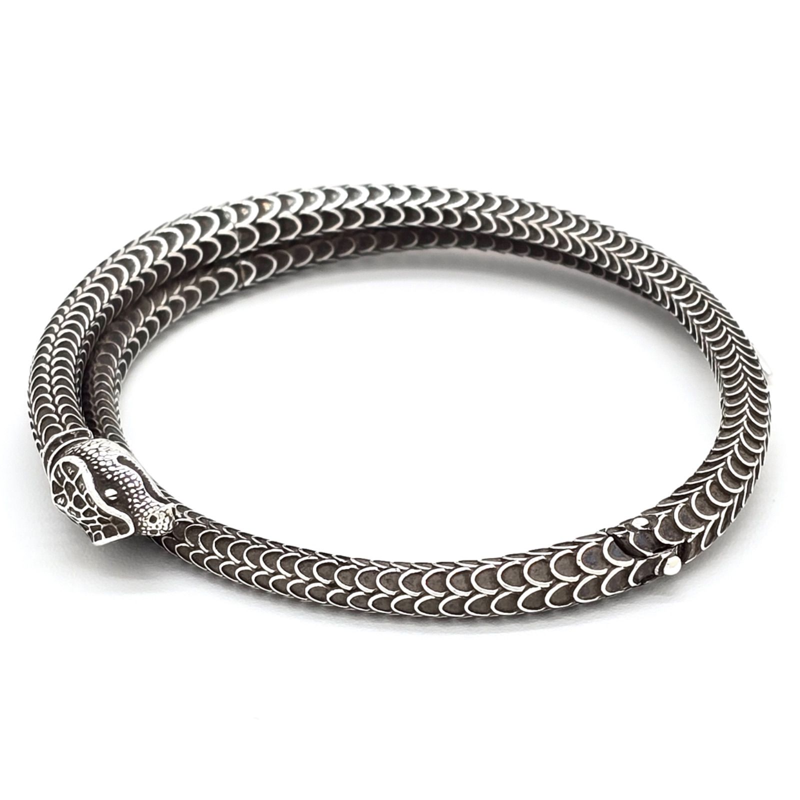 GUCCI グッチ 577283 ガーデン スネーク バングル ブレスレット 18 腕 