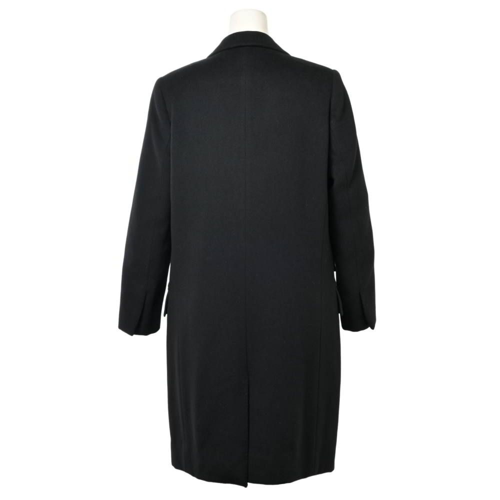 未使用級★GUCCI★カシミヤ★肉厚ウールメルトン★ロングコート★ブラック GUCCI ウール カシミヤ ソフトメルトン コート - メルカリ
