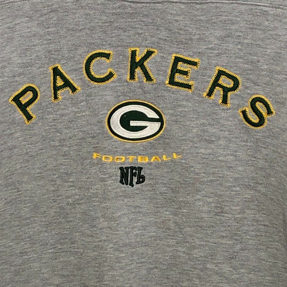 【超希少】NFL☆パッカーズ オールレザー 贅沢刺繍ロゴ　Lサイズ　ヴィンテージ メルカリ