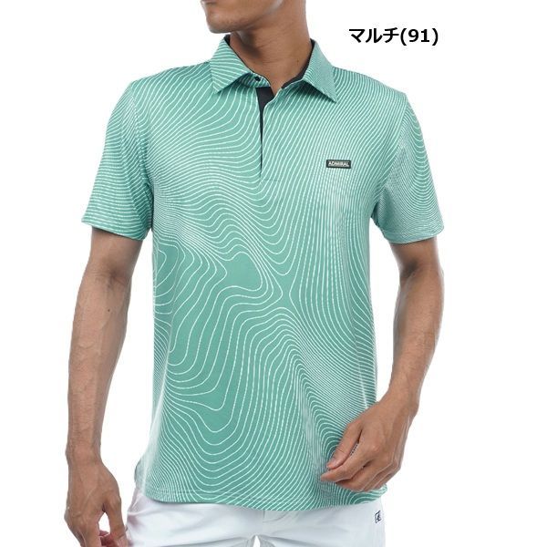 アドミラル ゴルフ メンズ カンターライン グラフィックSTシャツ
