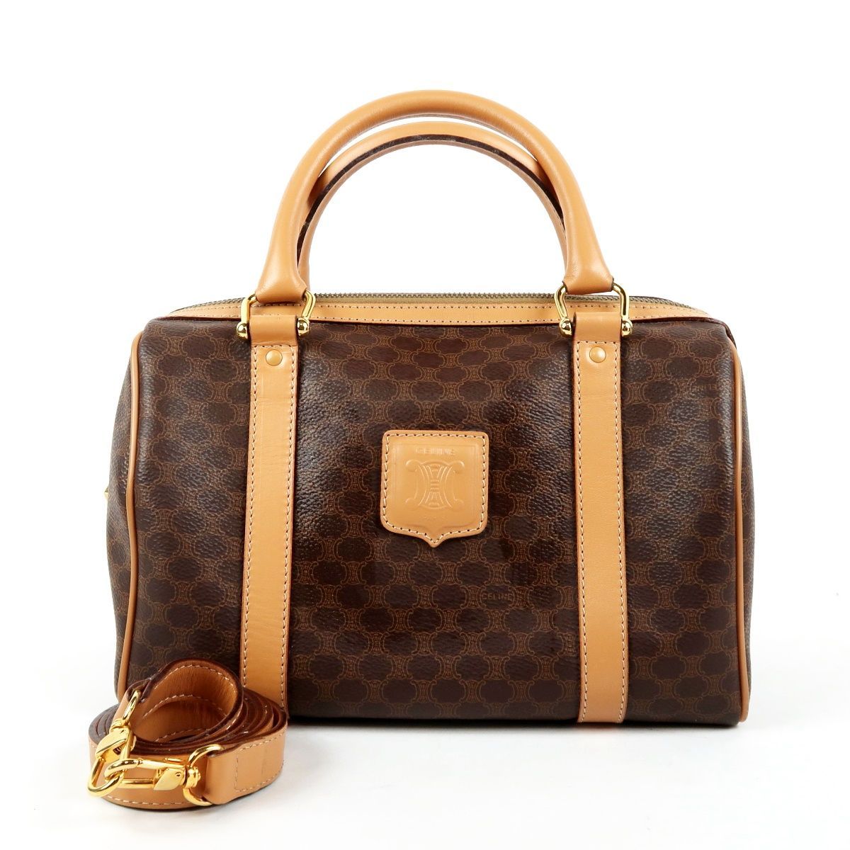 超美品】CELINE セリーヌ マカダム 2WAYショルダー ミニボストン 