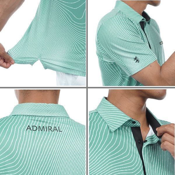 アドミラル ゴルフ メンズ カンターライン グラフィックSTシャツ