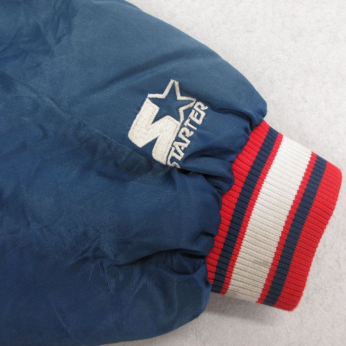 XL/古着 スターター 長袖 ナイロン ジャケット メンズ 90年代 90s MLB