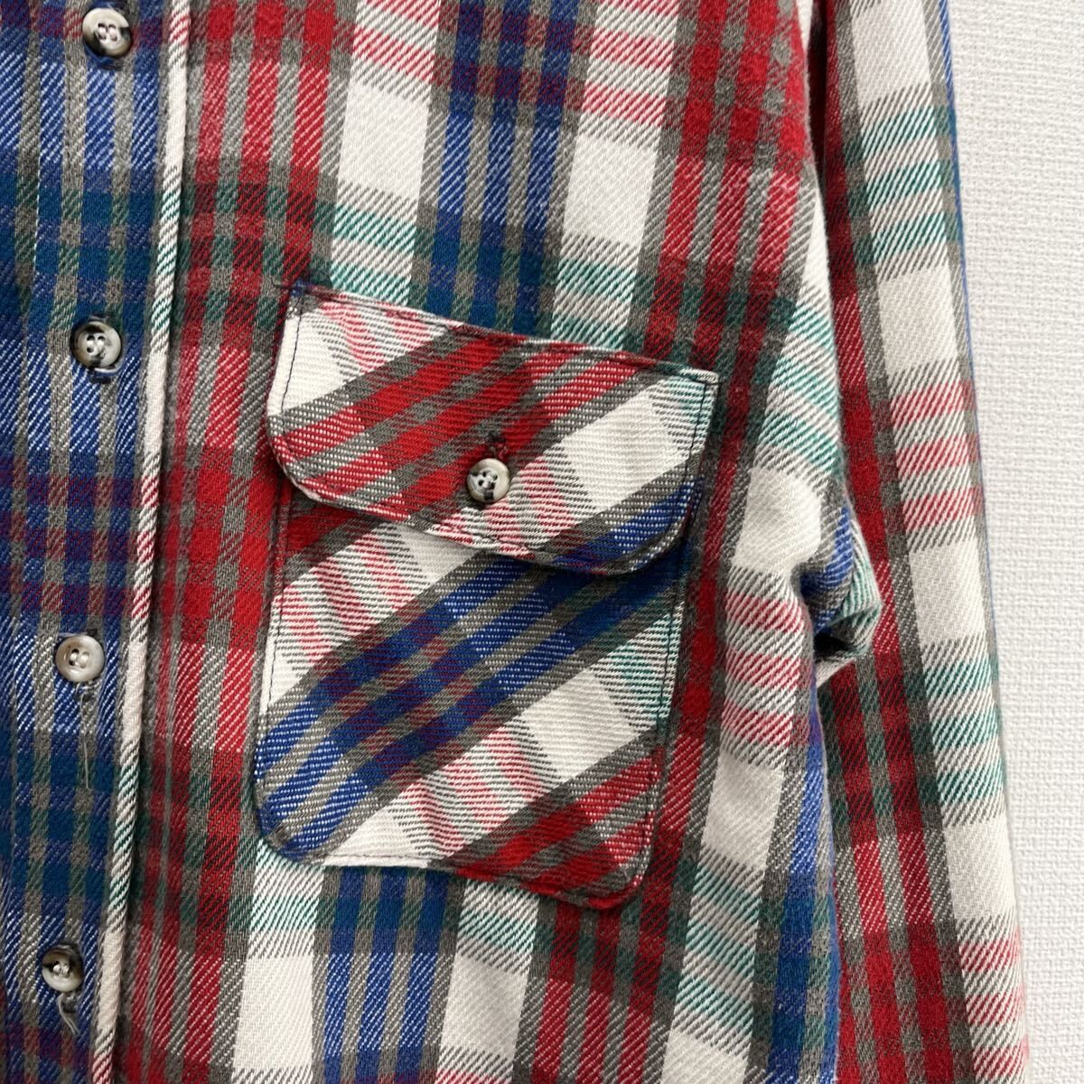 FIVE BROTHER ファイブブラザー 70s 70年代 ヘビーフランネルシャツ