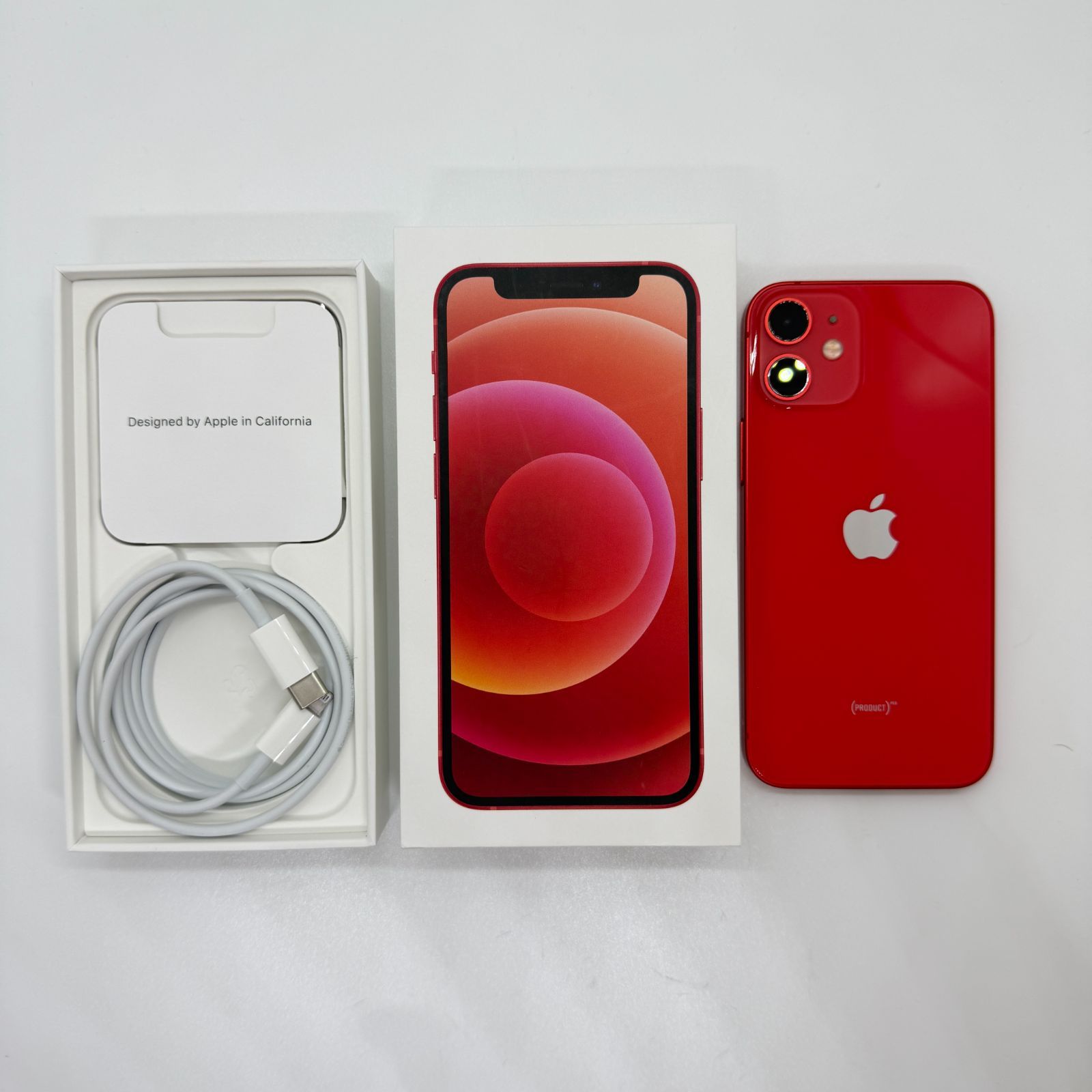 バッテリー最大容量100％】iPhone12mini 64GB レッド【SIMロック解除