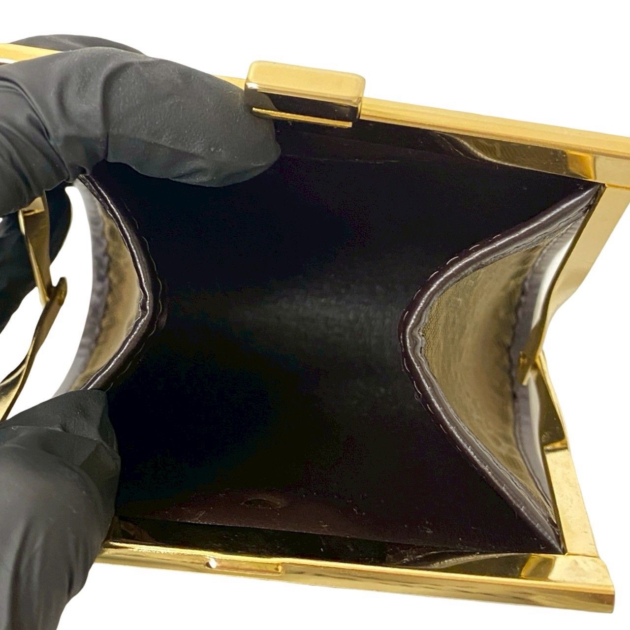 未使用保管品 Christian Dior ディオール ロゴ 金具 トロッター 柄