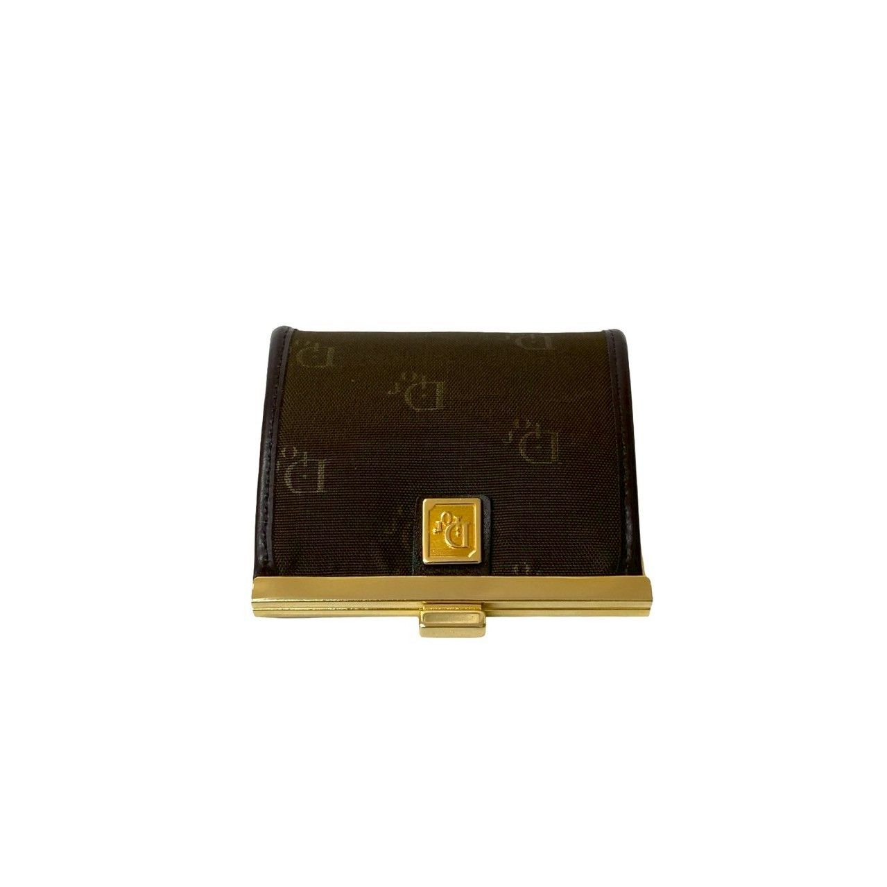 未使用保管品 Christian Dior ディオール ロゴ 金具 トロッター 柄