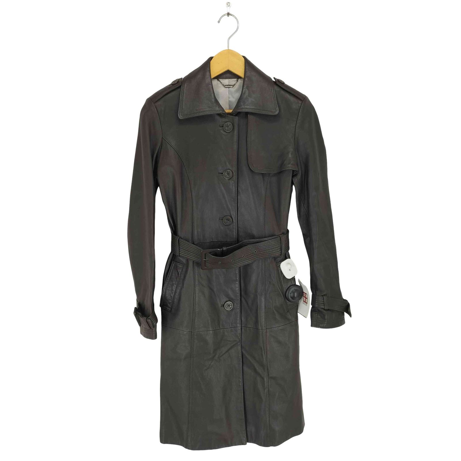 ユーズドフルギ USED古着 lamb leather ラムレザーロングコート