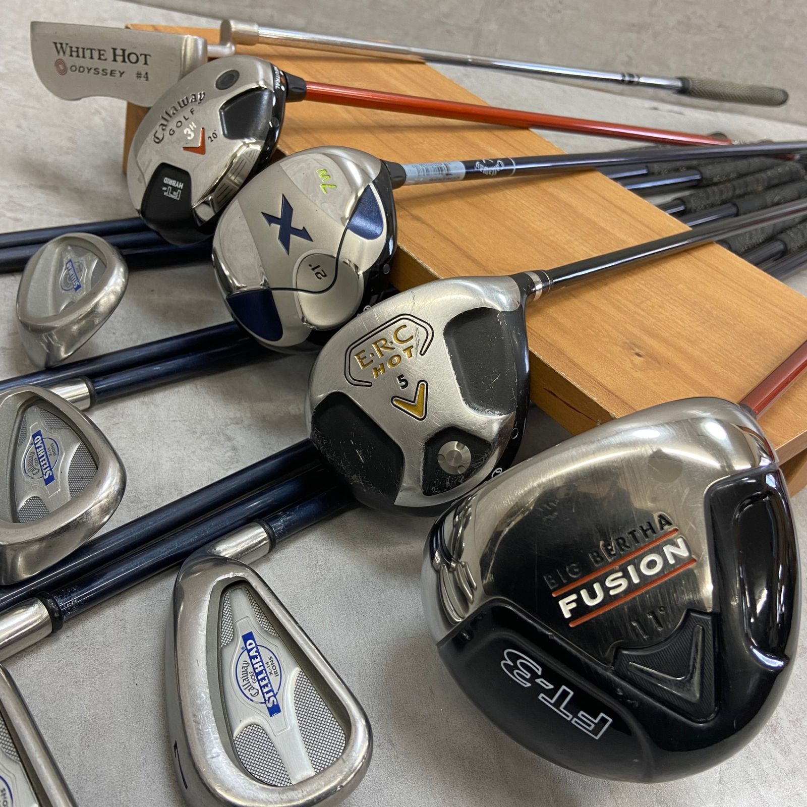 メンズ右利き初心者用　キャロウェイ　ゴルフクラブセット　W-2673 メンズ右利き初心者用 キャロウェイ ゴルフクラブセット W-2673