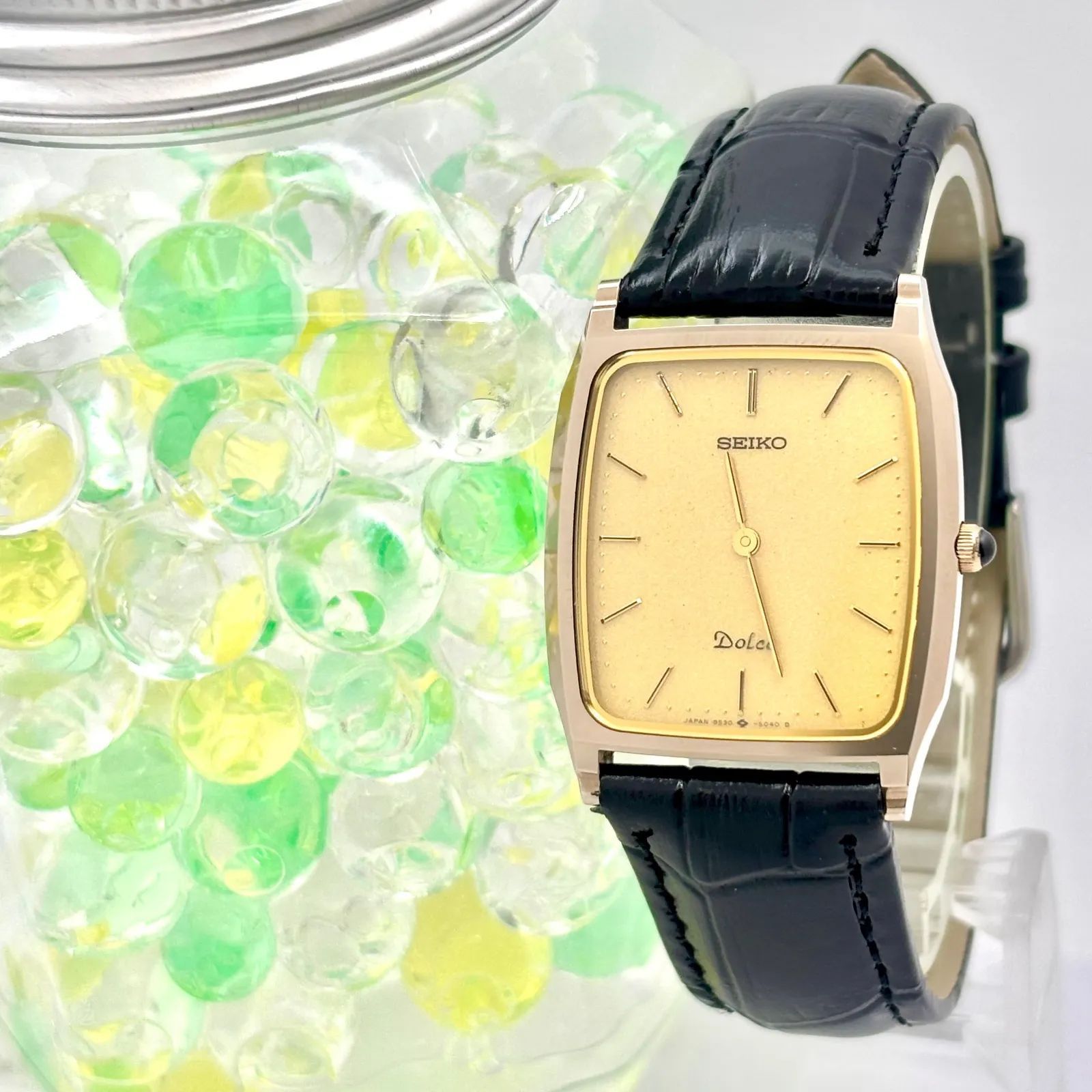 新品電池】SEIKO セイコー Dolce ドルチェ メンズ 腕時計 ゴールド