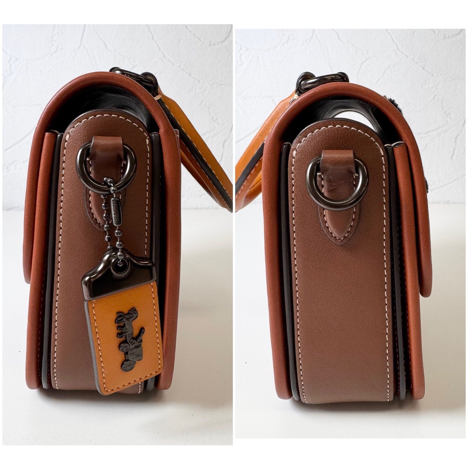 ✨ABランク COACH ローグ トップ ハンドル シグネチャー 2way 