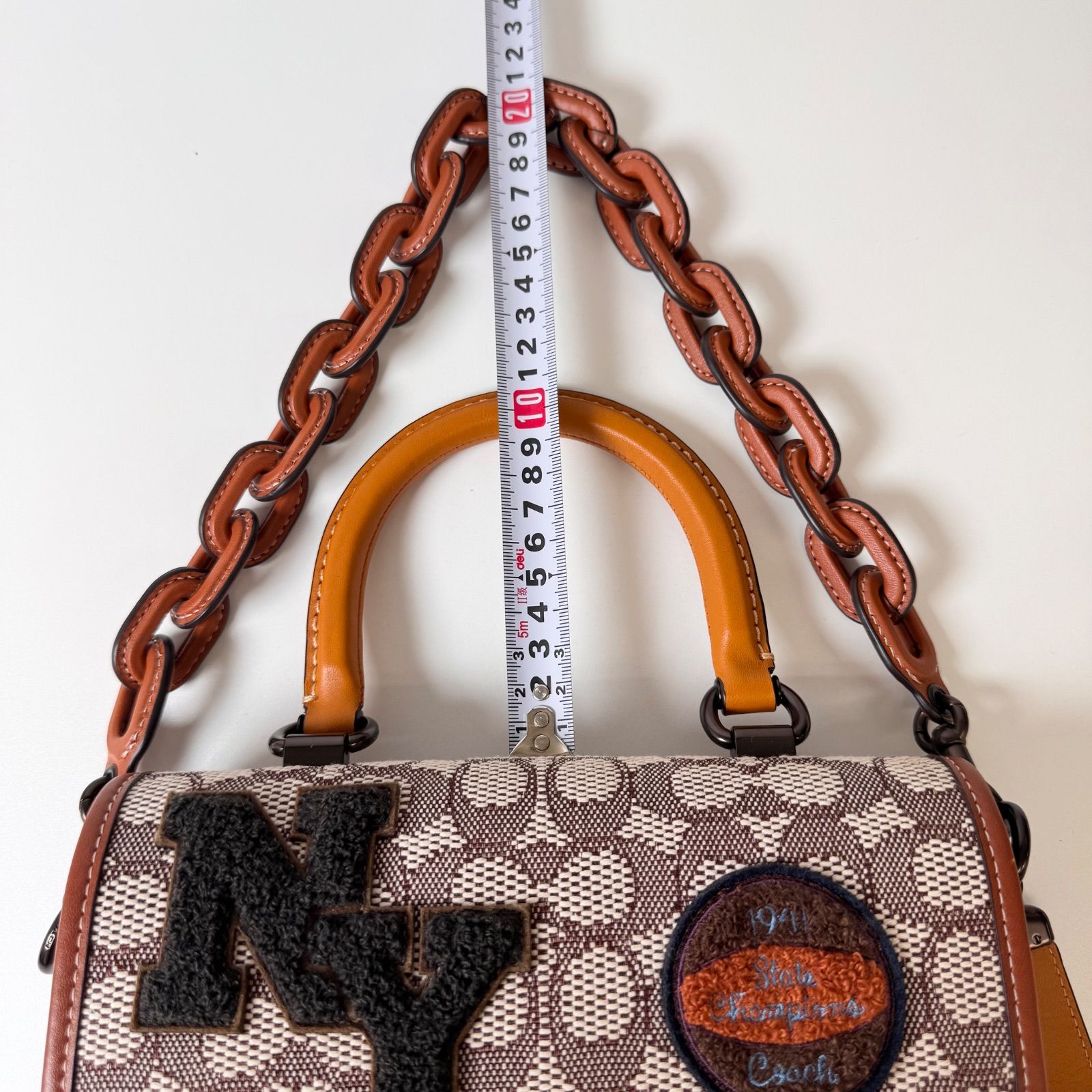 ✨ABランク COACH ローグ トップ ハンドル シグネチャー 2way 