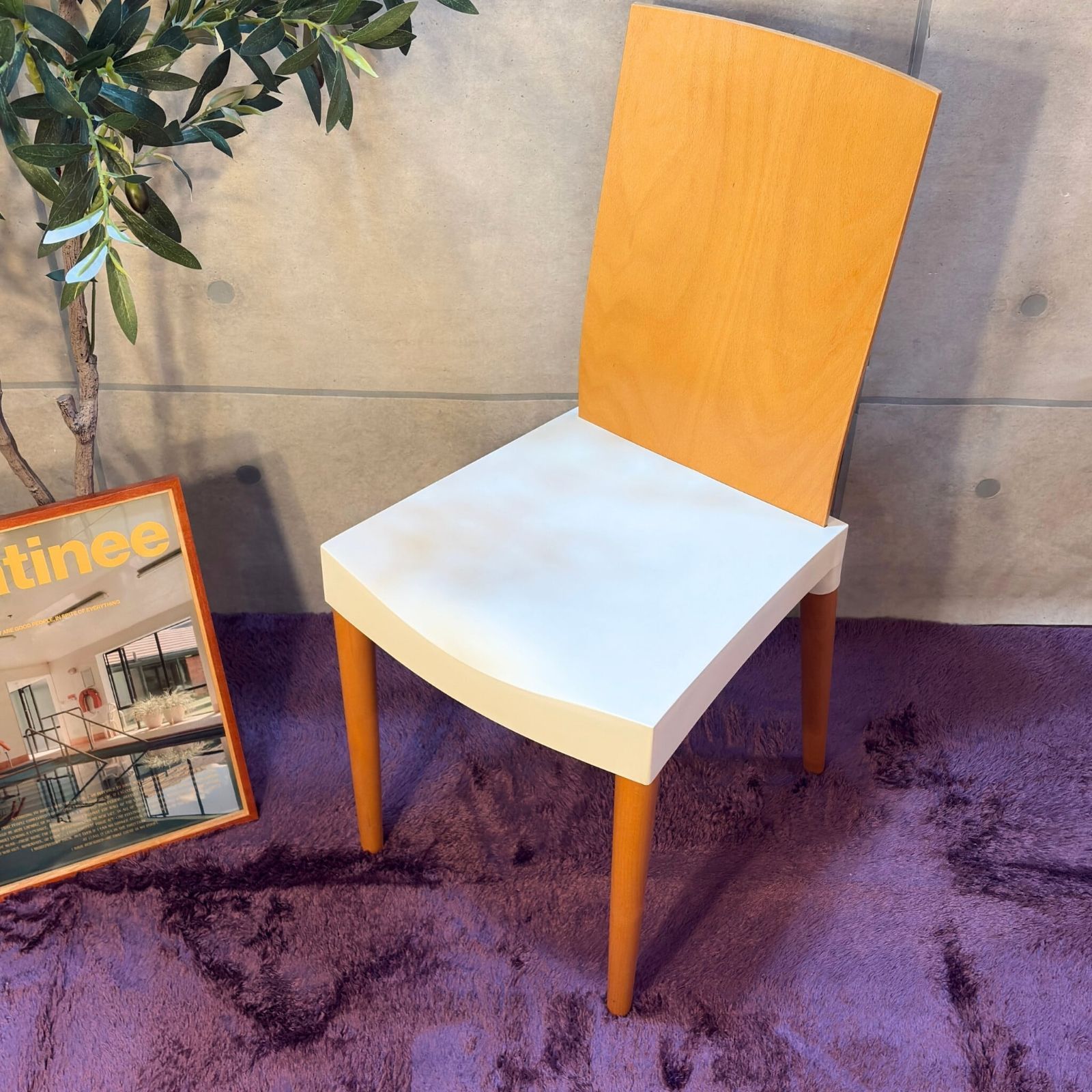 USED】Kartell Miss Trip｜Philippe Starck 1998 (Natural×White