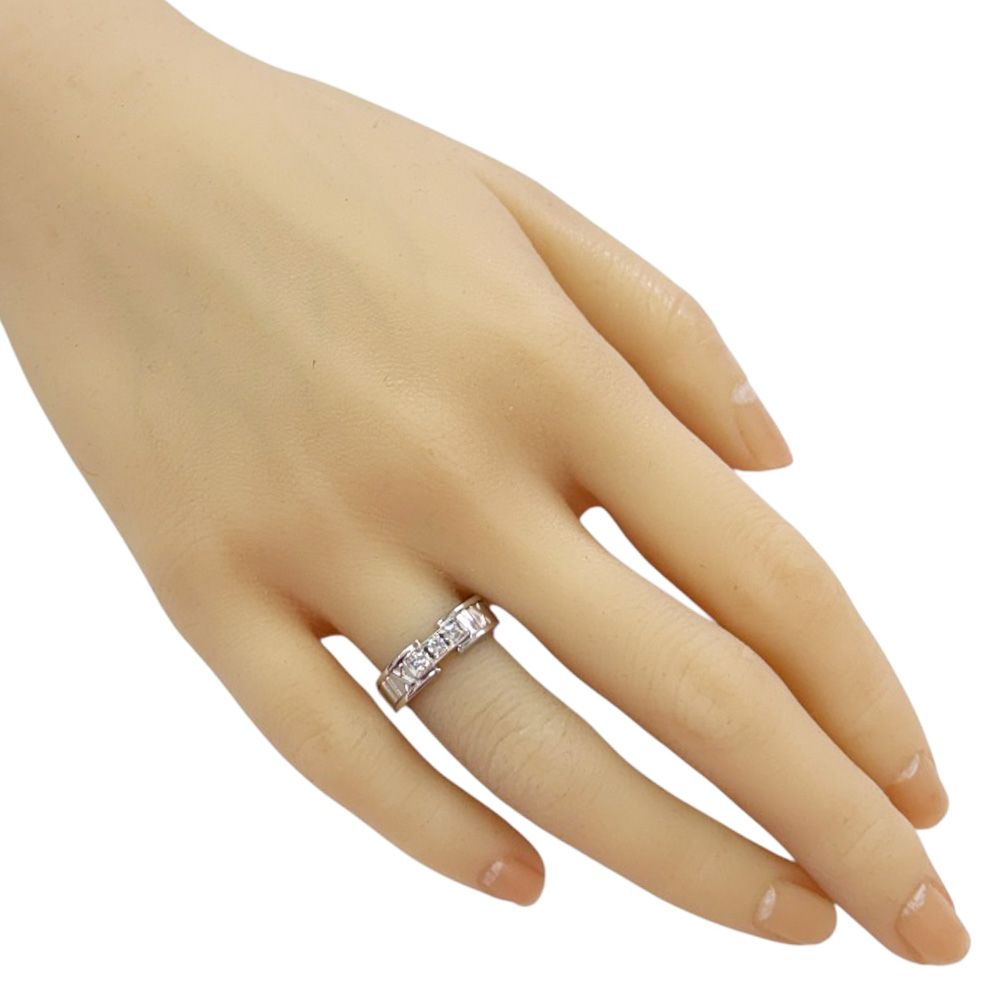 ティファニー アトラス リング 指輪 9号 18金 K18ホワイトゴールド