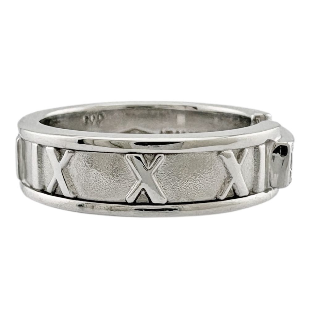 ティファニー アトラス リング 指輪 9号 18金 K18ホワイトゴールド