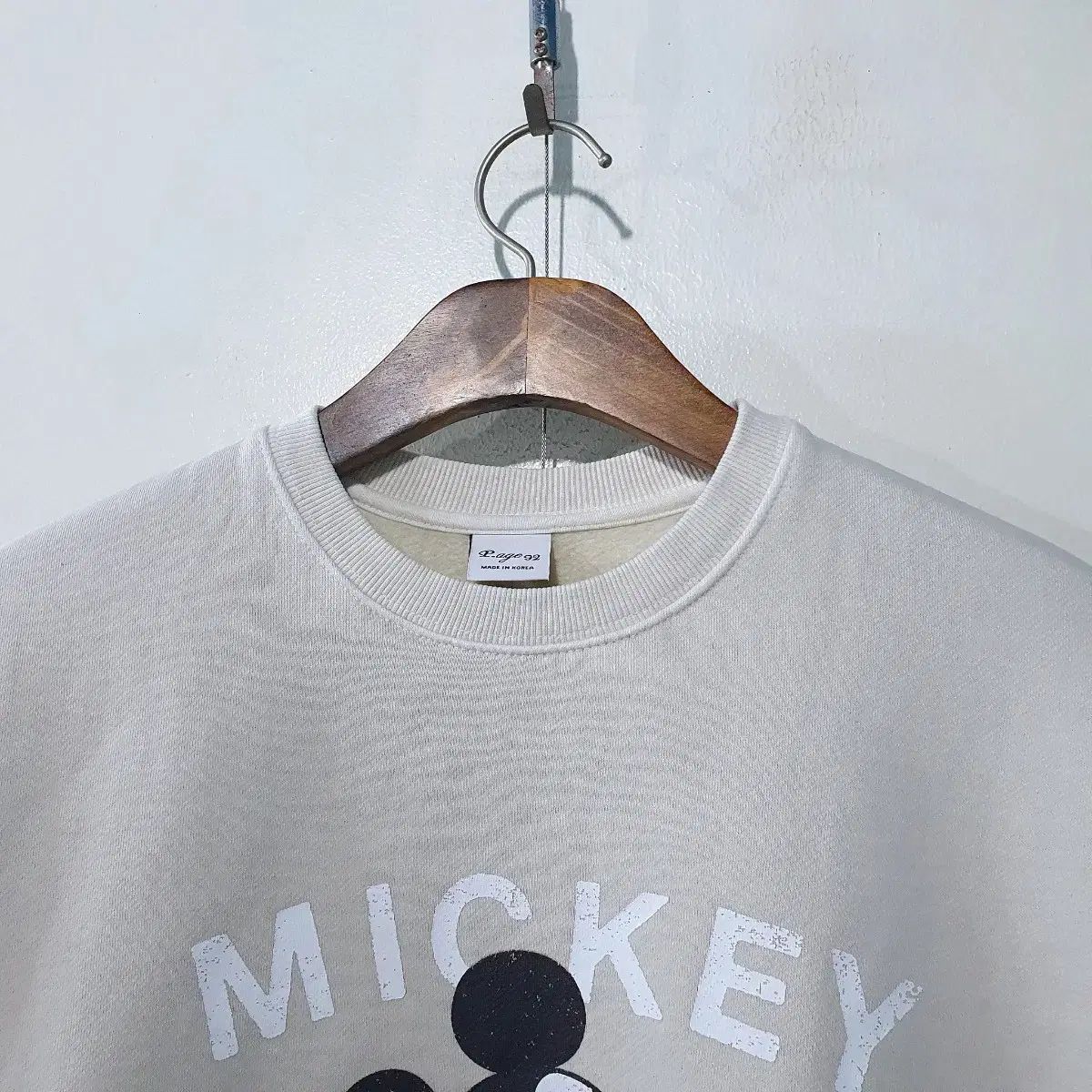 pigment 販売 color sweat ops ミッキージェリースウェット