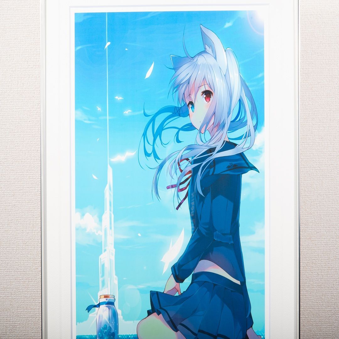 三嶋くろね】 「ラムネ色」 版画 アールジュネス / アールビバン保証