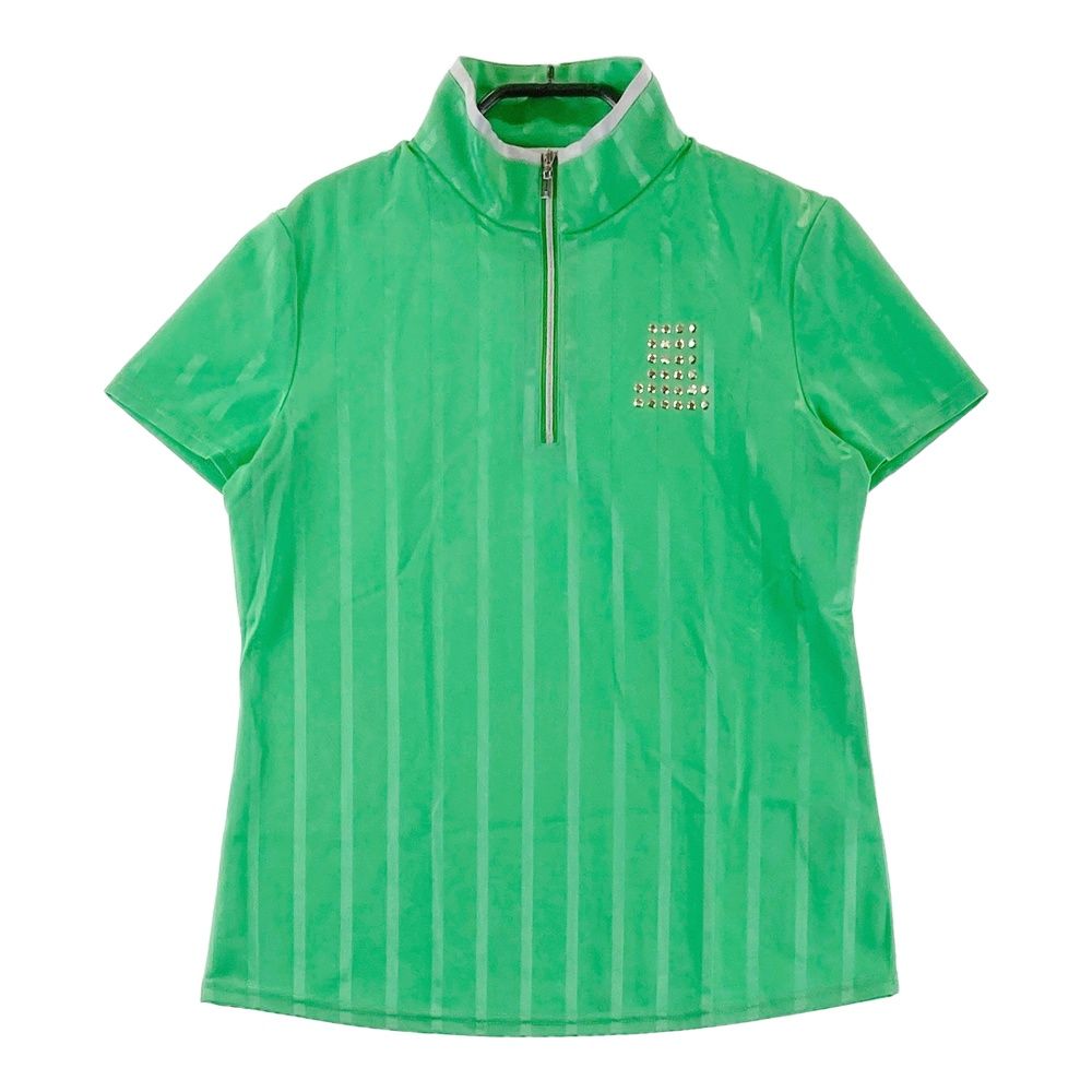 サイズ：38 LANVIN SPORT ランバン スポール ハーフジップ 半袖Tシャツ