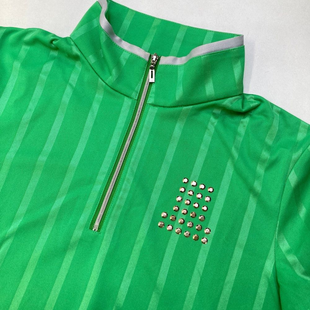 LANVIN ゴルフウェア ホワイト ハーフジップ トップス38サイズ サイズ