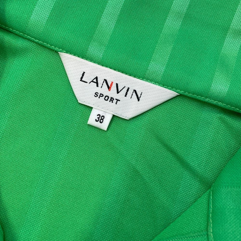 美品　ランバンスポール トップス　サイズ38 サイズ：38 LANVIN SPORT ランバン スポール ハーフジップ 半袖Tシャツ