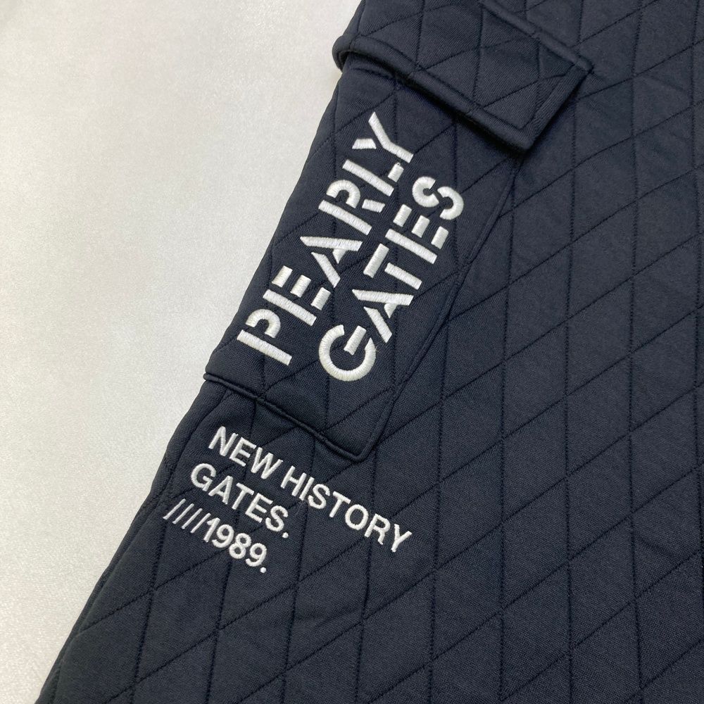 PEARLY GATES キルティングパンツ ネイビー サイズ：5 PEARLY GATES パーリーゲイツ 2024年モデル キルティング