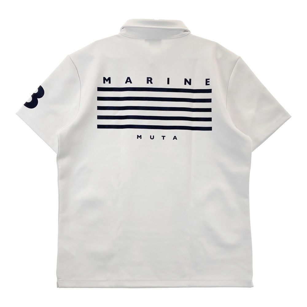 サイズ：8 MUTA MARINE ムータマリン 半袖ポロシャツ ホワイト系