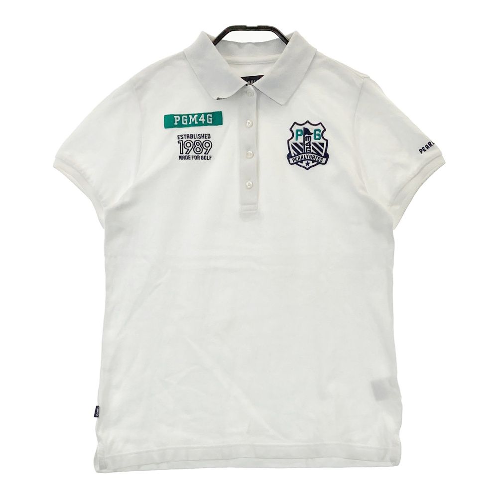 サイズ：1 PEARLY GATES パーリーゲイツ 半袖ポロシャツ ホワイト系