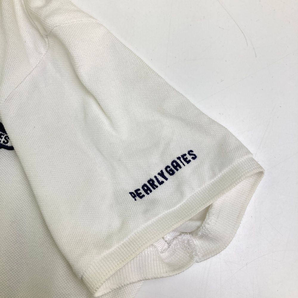 最終値下【新品未使用】パーリーゲイツ ポロシャツ ホワイト2