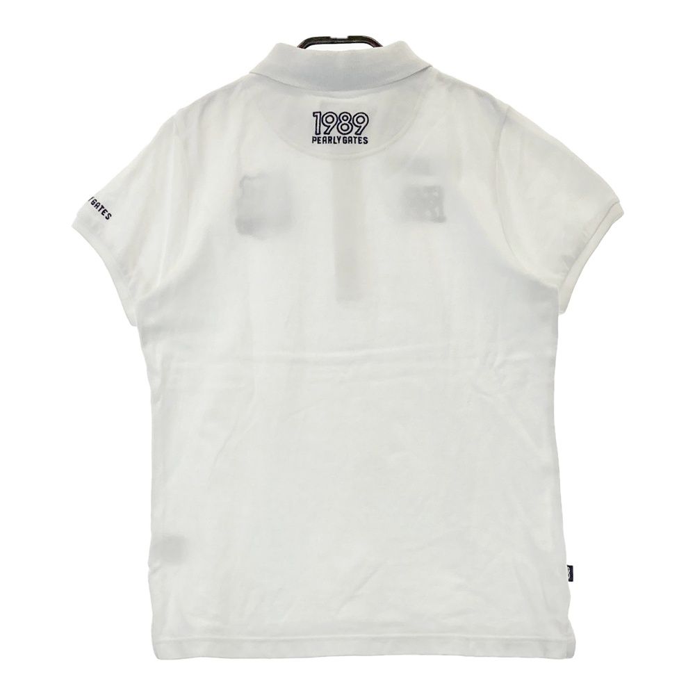 サイズ：1 PEARLY GATES パーリーゲイツ 半袖ポロシャツ ホワイト系