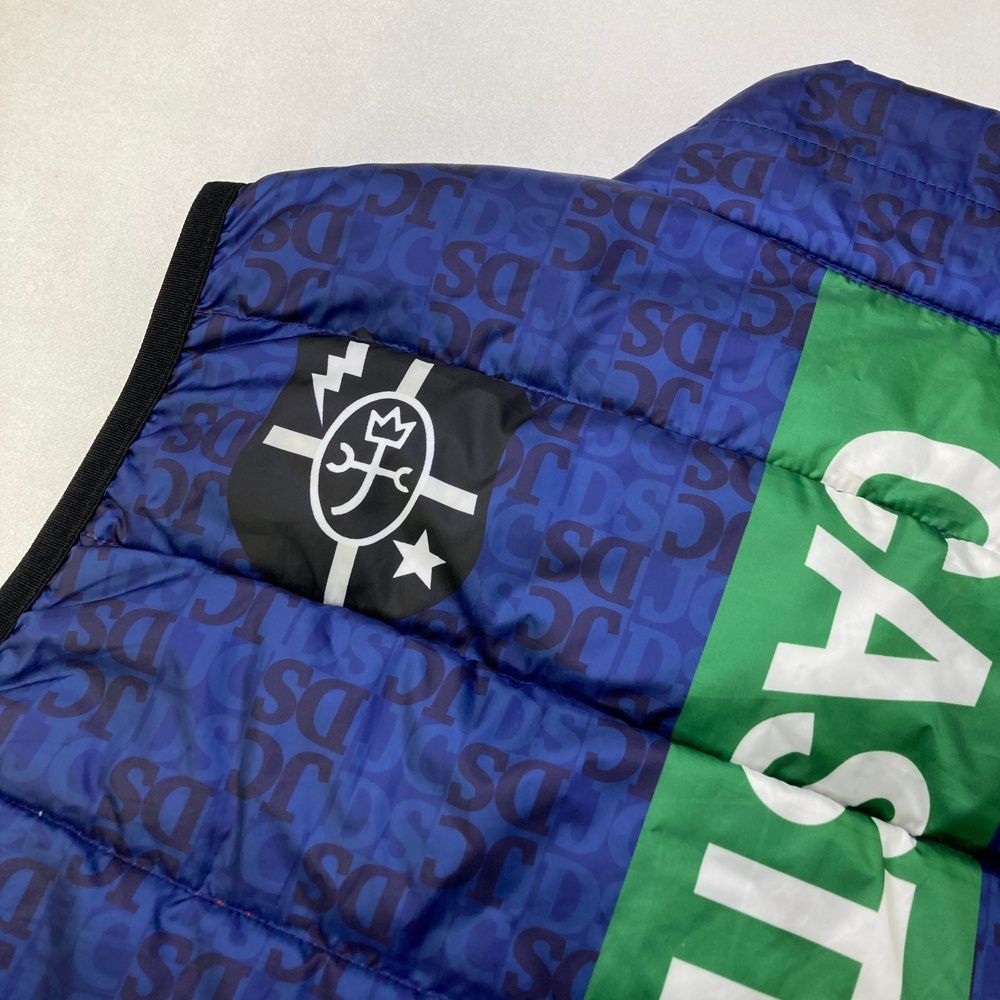 サイズ：48 CASTELBAJAC カステルバジャック ダウン ジップベスト ロゴ