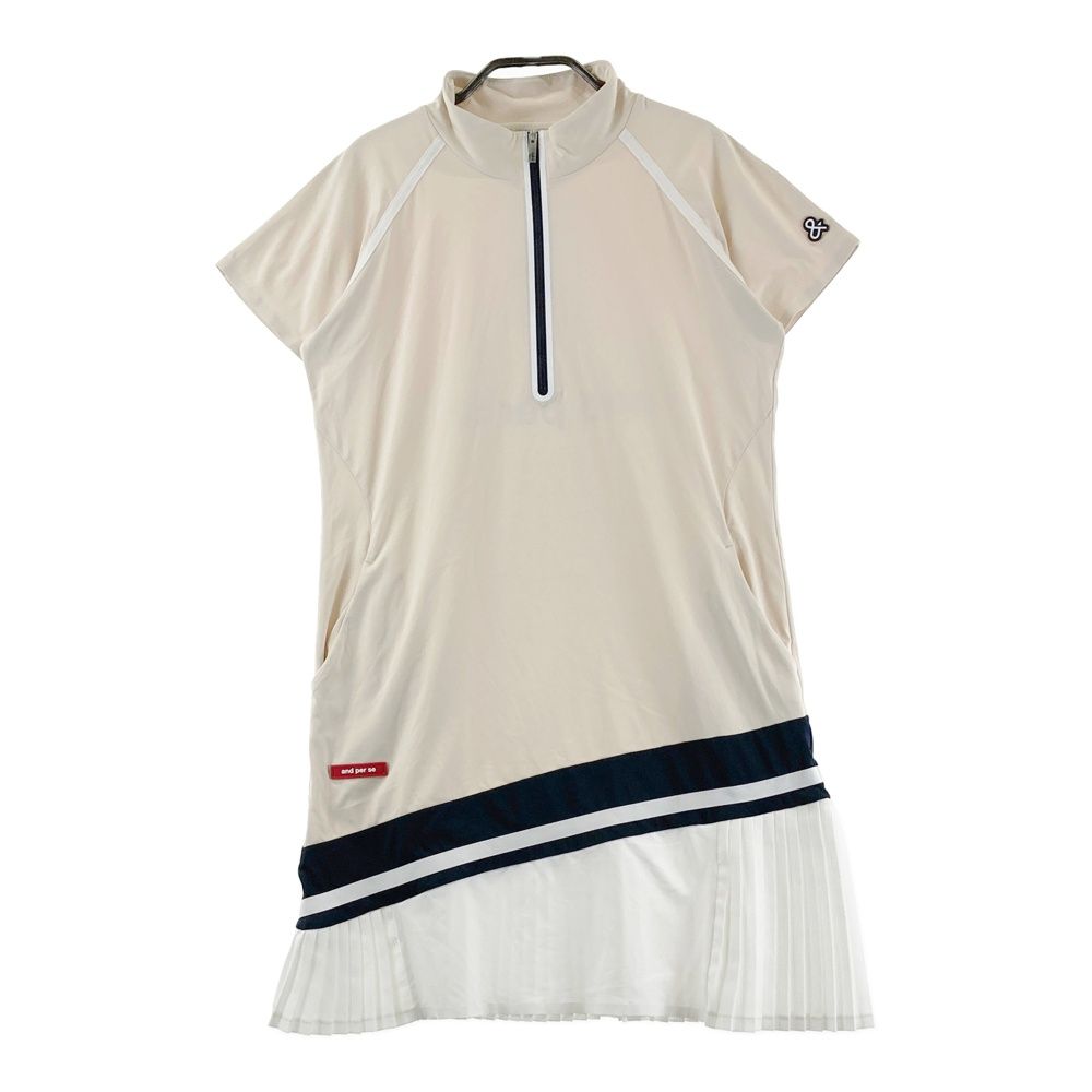 アンパスィ 半袖ワンピース Mサイズ アンパシィのゴルフ用ワンピース M