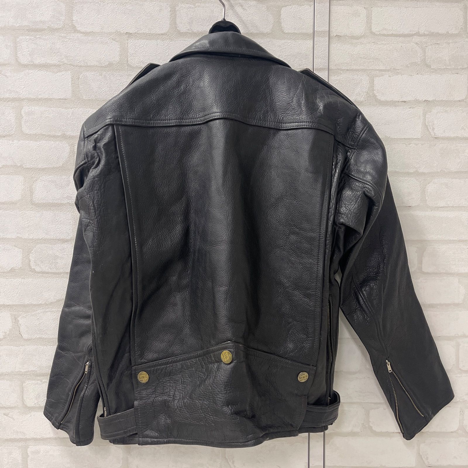 ナンカイ NANKAI 南海 レザー 革 ダブル ライダース ジャケット LL