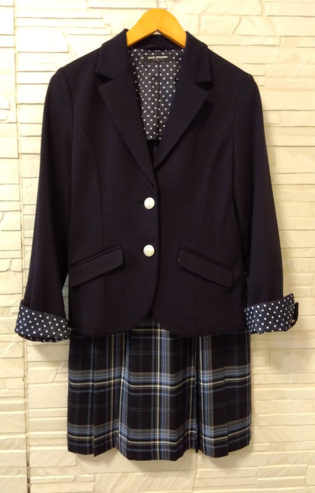 ましぇり さま♪pom ponette ポンポネット ブレザー 上下セットアップ ましぇり さま♪pom ponette ポンポネット ブレザー 上下セットアップ