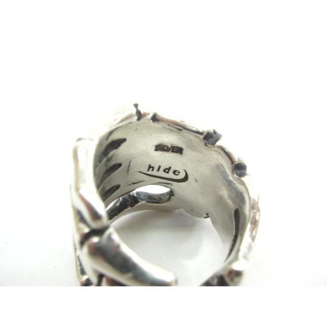 ご依頼値下げ★hide　オフィシャル限定指輪　ボーンハンドリング hide 指輪 crazypig 正規品 hideさん愛用 CRAZY PIG ボーン