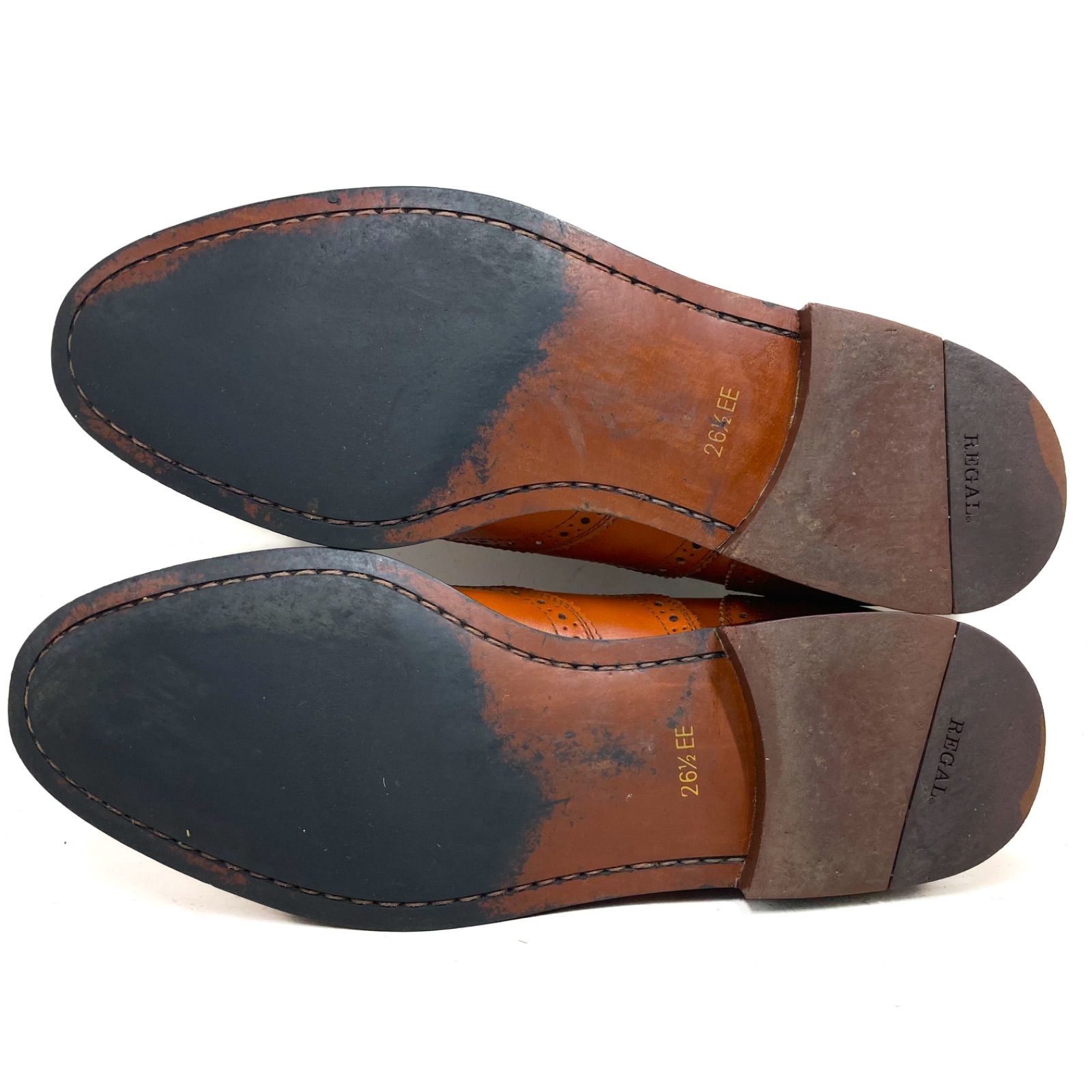 REGAL リーガル ウィングチップ 2795 茶 ブラウン 26.5cm 革靴