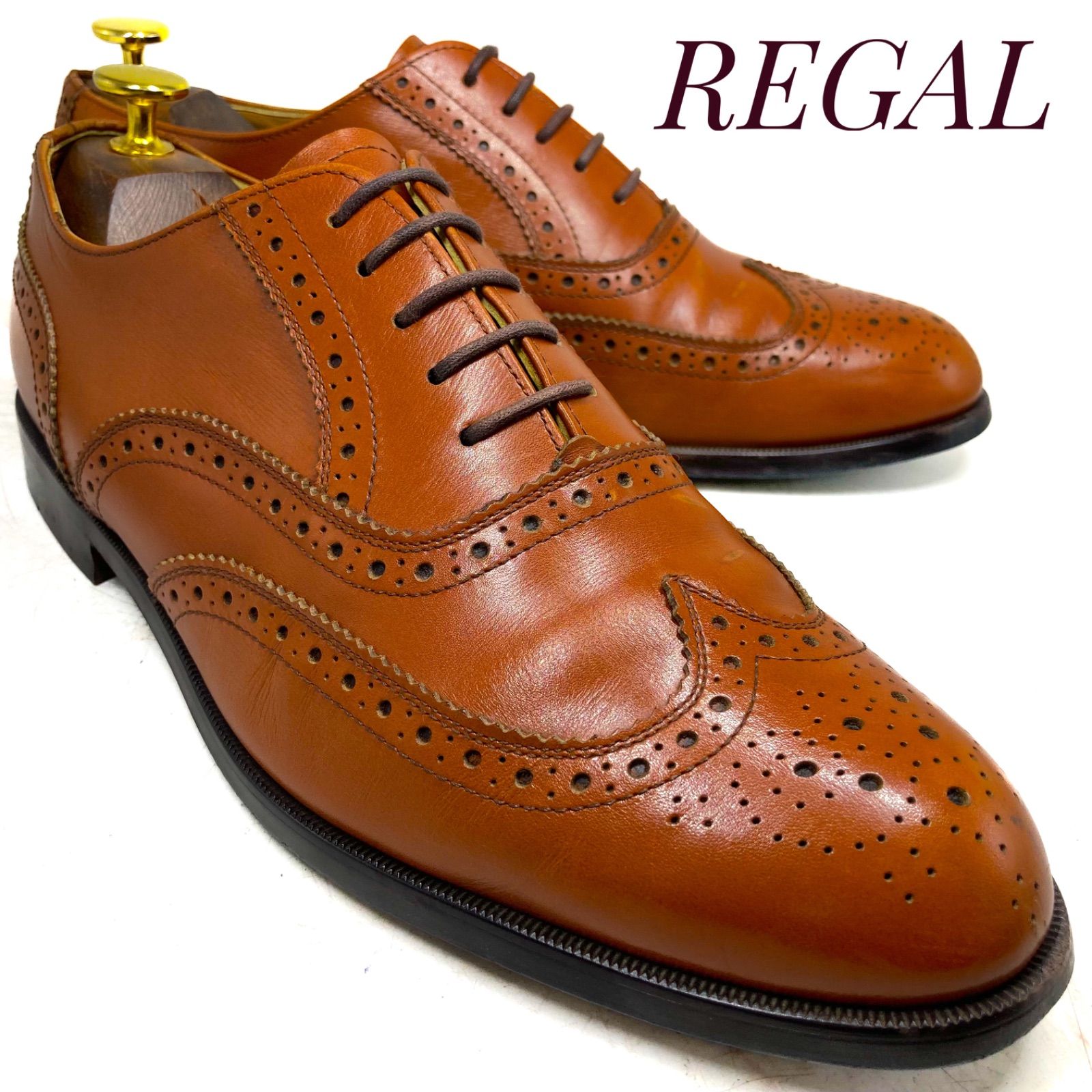 REGAL リーガル ウィングチップ 2795 茶 ブラウン 26.5cm 革靴