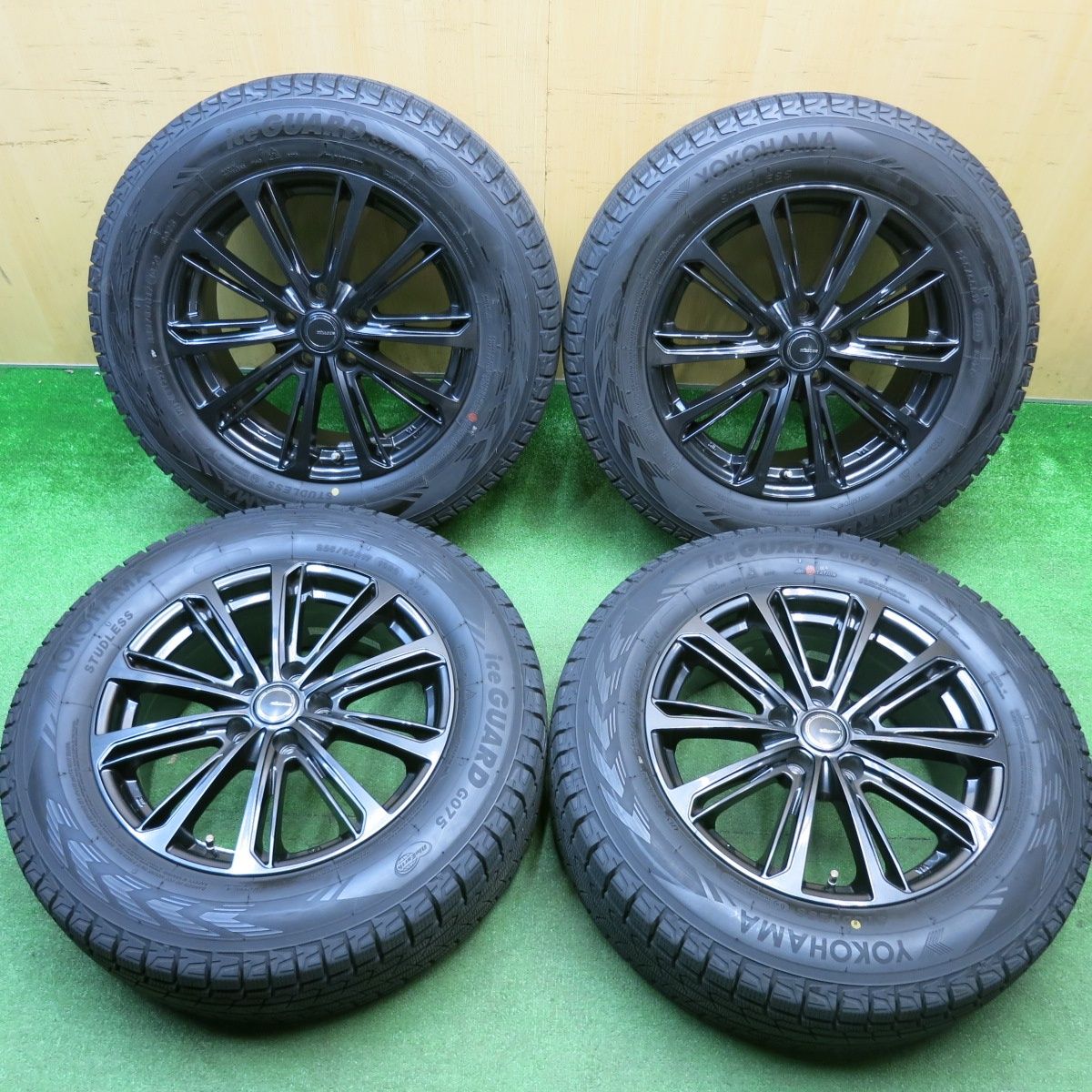 【美品！】225/65R17 スタッドレス【バリ溝】 バリ溝！キレイ！9.5分☆スタッドレス 225/65R17 ヨコハマ アイス
