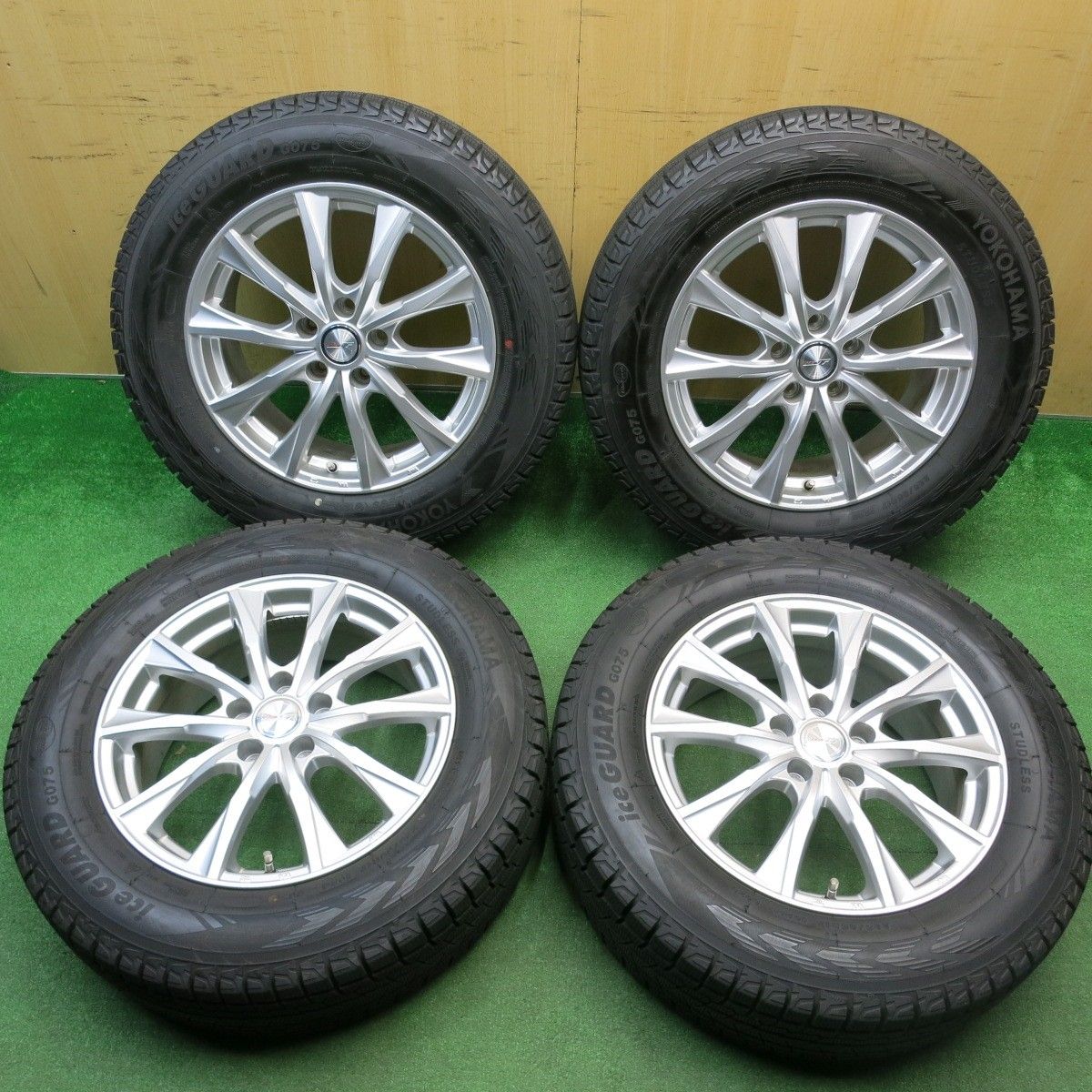 バリ溝！9.5分以上☆スタッドレス 225/65R17 ヨコハマ アイスガード