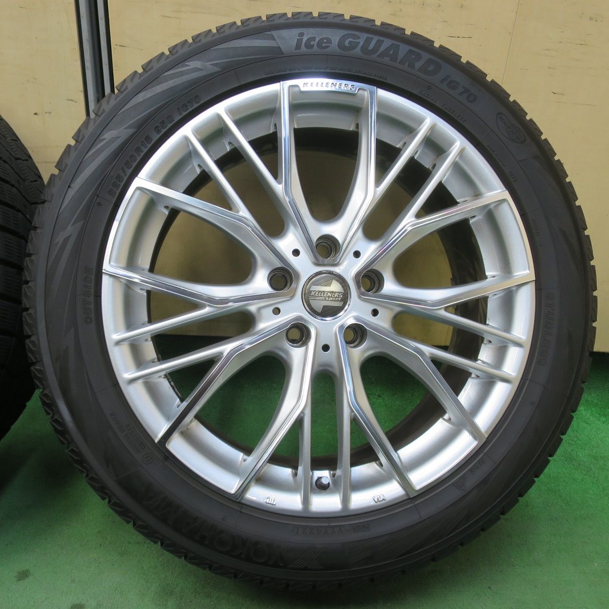 バリ溝！9.5分☆BMW MINI 等 KELLENERS Sport Eltz 225/50R18 