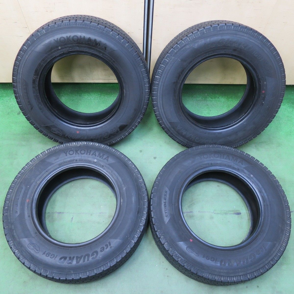 バリ溝！22年！9分☆スタッドレス 195/80R15 107/105L ヨコハマ アイス 