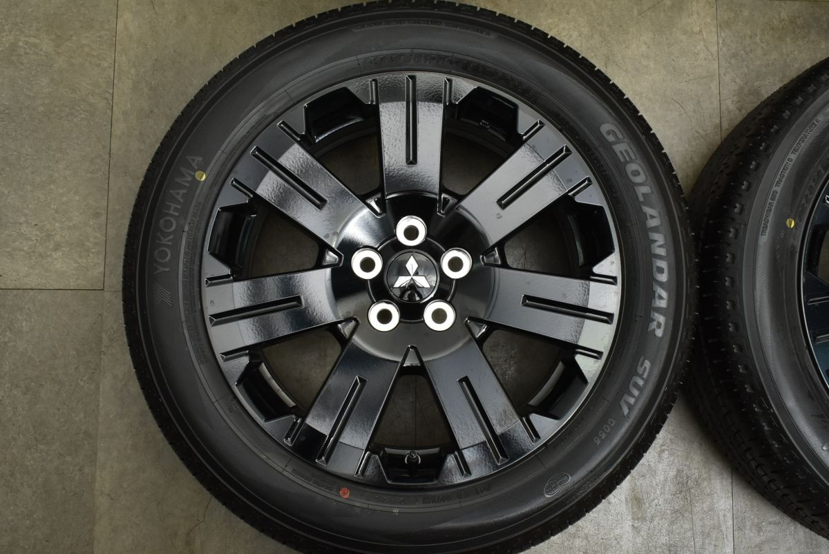 新車外し】ミツビシ デリカD5 シャモニー 純正 18in 7J +38 PCD114.3 