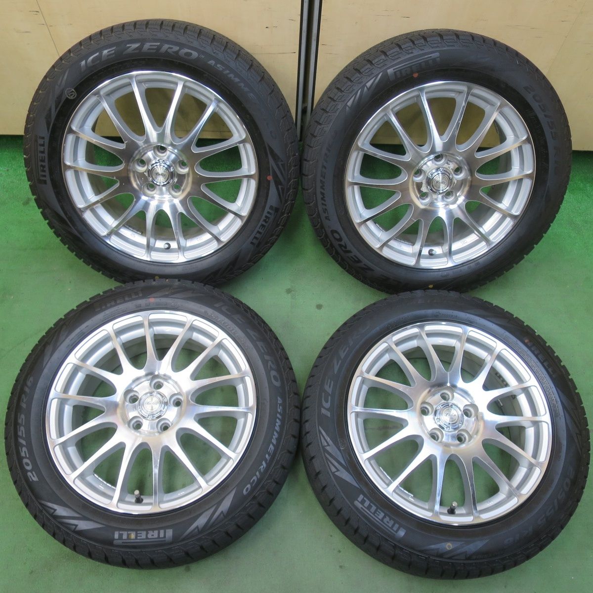 バリ溝！22年！9分☆インプレッサ 等 205/55R16 スタッドレス ピレリ
