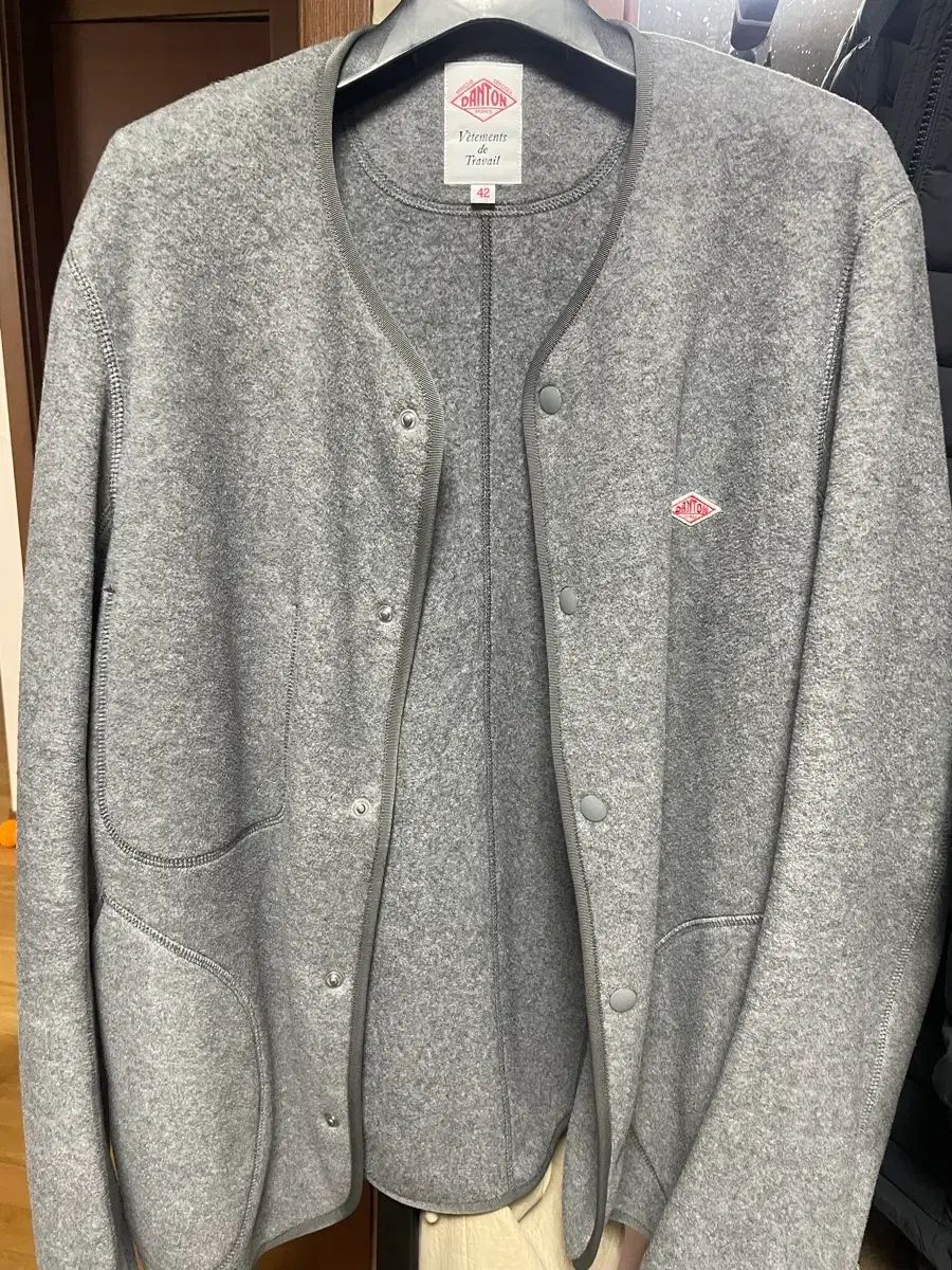 最終価格) Danton ノーカラー フリース グレー 42サイズ(105) - メルカリ