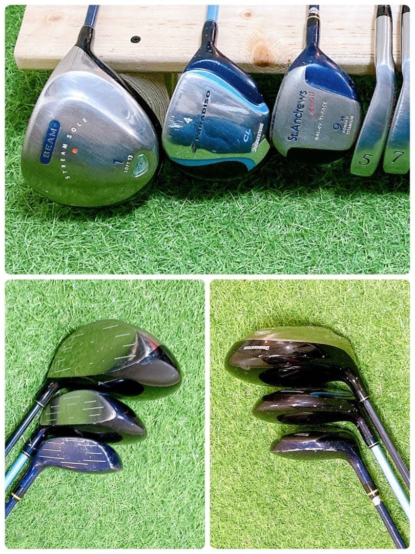 13 初心者オススメ　ゴルフクラブセット　レディース　FLEX L 2 初心者オススメ ゴルフ クラブセット レディース FLEX L - メルカリ