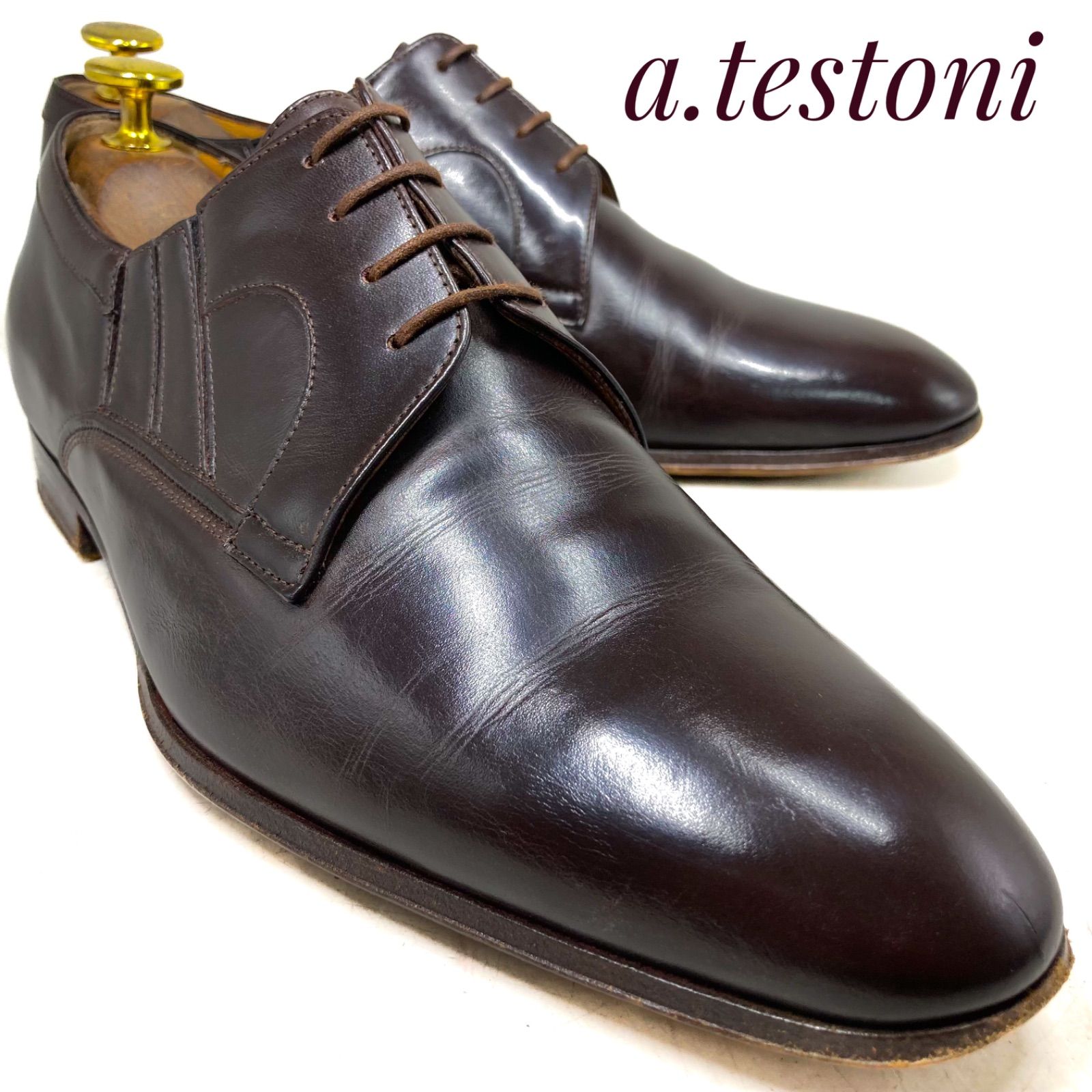 上級ライン・イタリア製】a.testoni BLACK LABEL ア・テストーニ 