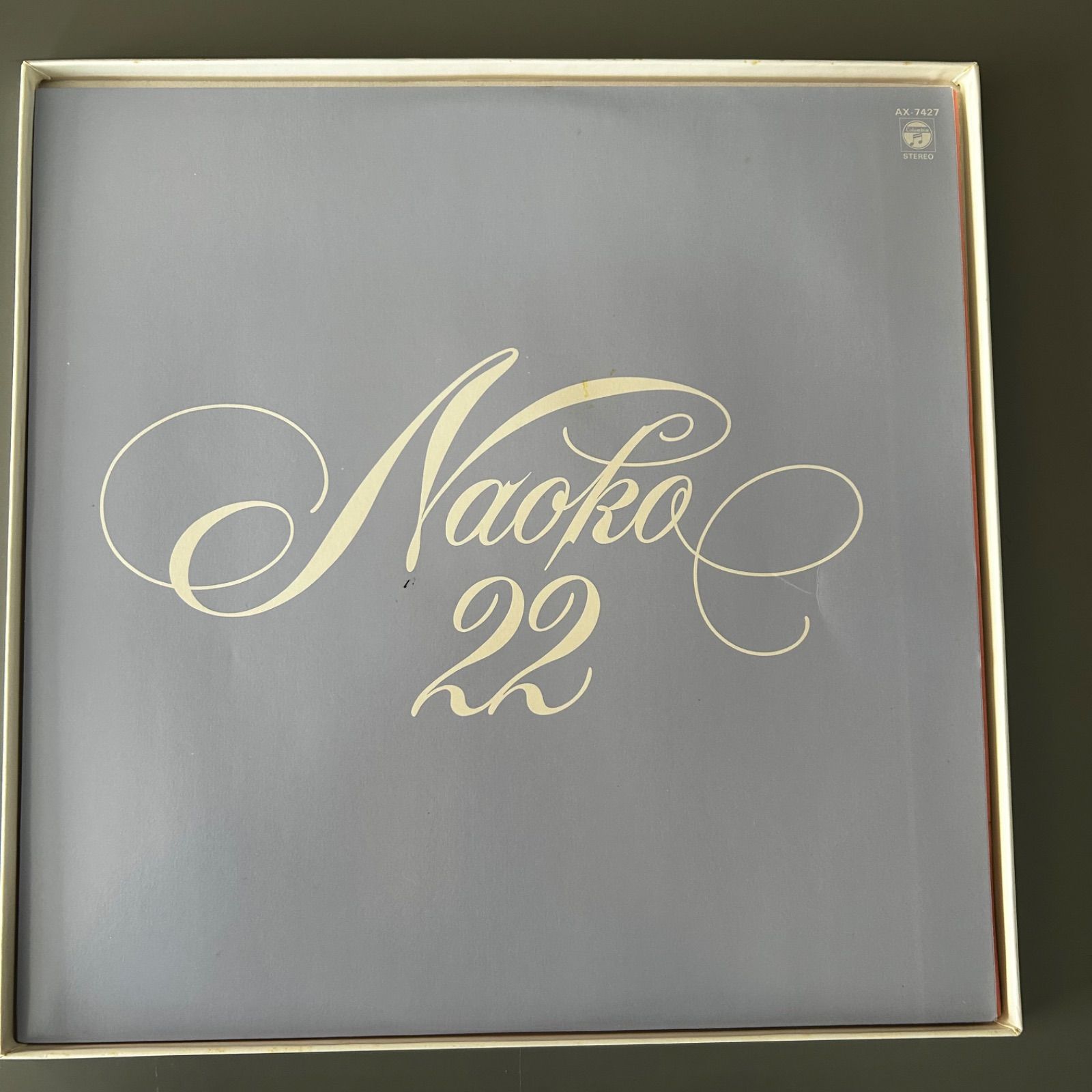 盤面美品/帯付】河合奈保子 2枚組LP『Naoko 22』特典カード・写真集付