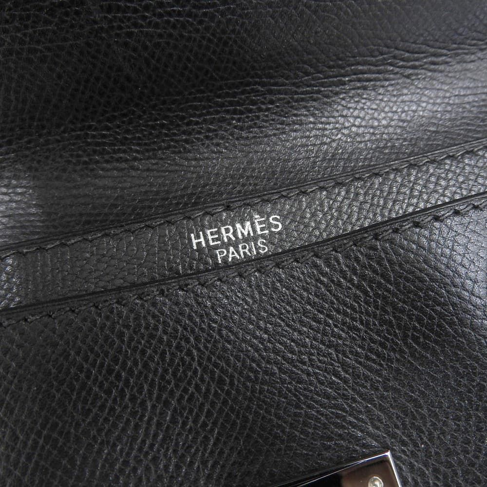 本物保証】 エルメス HERMES ケリーデペッシュ38 □F刻印 書類カバン