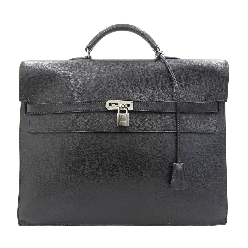 本物保証】 エルメス HERMES ケリーデペッシュ38 □F刻印 書類カバン