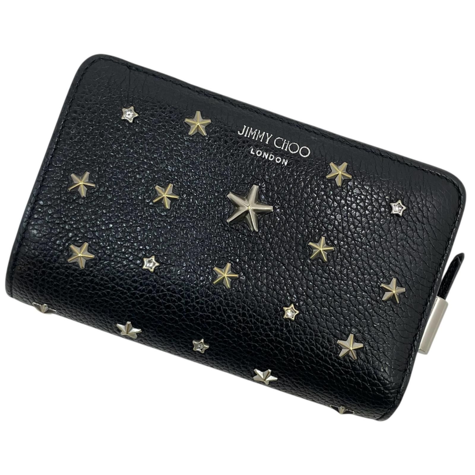 【中古】JIMMY CHOO | ジミーチュウ スター 二つ折り財布 ブラック【尾張小牧店】 楽天市場】【中古】JIMMY CHOO | ジミーチュウ スター 二つ折り財布