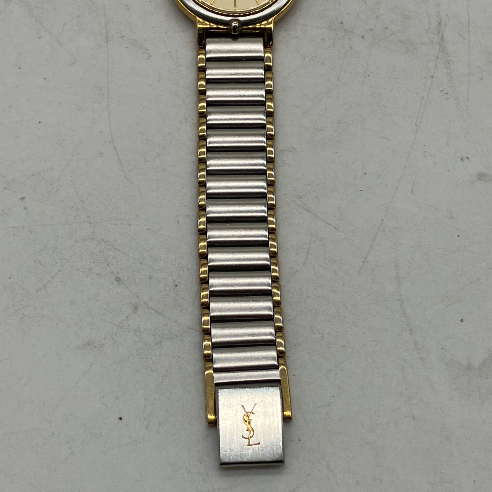 Yves Saint Laurent 腕時計 ゴールド/シルバー Yves Saint Laurent サンローラン 腕時計 ゴールドシルバー - メルカリ